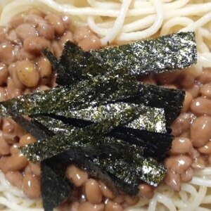 お鍋ひとつで♩納豆パスタ